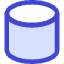 Cylinder Shape Icon from Core Duo Set