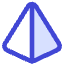 Pyramid Shape Icon from Core Duo Set