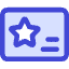 Membership Card Icon from Core Duo Set