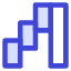 Chart Waterfall Icon from Core Duo Set