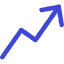 Graph Arrow Increase Icon from Core Duo Set