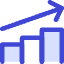 Graph Bar Increase Icon from Core Duo Set