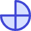 Pie Three Icon from Core Duo Set