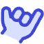 Call Me Hand Icon from Core Duo Set