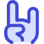 Rock And Roll Hand Icon from Core Duo Set