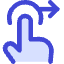 Swipe Right Icon from Core Duo Set