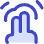 Two Finger Double Tap Icon from Core Duo Set