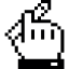 Hand Writing Icon from Pixel - Free Set