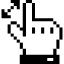 Hand Zoom Icon from Pixel - Free Set