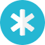 Emergency Star Icon from Kameleon Colors Set