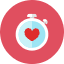 Heart Watch Icon from Kameleon Colors - Free Set