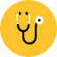 Stethoscope Icon from Kameleon Pop Set