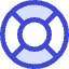 Help Support Lifebuoy Icon from Core Duo Set