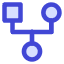 Hierarchy Family History Tree Icon from Core Duo Set