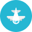 Plane Icon from Kameleon Colors Set