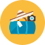 Travel Bag Icon from Kameleon Colors Set
