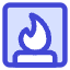 Fireplace Icon from Core Duo Set