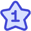Hotel One Star Icon from Core Duo Set