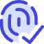 Fingerprint Check Validate Icon from Core Duo Set