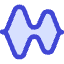 Sound Wave Voice Command Icon from Core Duo Set