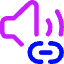 Link To Sound Icon from Core Neon Set