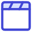 Movie Video Clip Icon from Core Duo Set