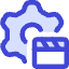 Settings Video Film Playlist Icon from Core Duo Set