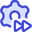 Settings Video Playback Timelapse Icon from Core Duo Set
