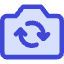 Video Swap Camera Icon from Core Duo Set