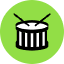 Drum Icon from Kameleon Pop - Free Set