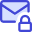 Inbox Lock Icon from Core Duo Set
