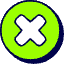 Cancel 2 Icon from Stickies Duo - Free Set