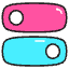 Control Icon from Stickies Colors - Free Set