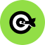 Dartboard Icon from Kameleon Pop - Free Set