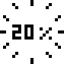 Interface Essential Loading 20 Percent Icon from Pixel - Free Set