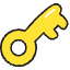 Key Icon from Stickies Colors - Free Set