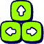 Keyboard Direction Icon from Stickies Duo - Free Set