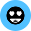 Love Smiley Icon from Kameleon Pop - Free Set