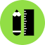 Pencil Ruler 2 Icon from Kameleon Pop - Free Set