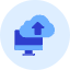 Upload Cloud Computer Icon from Kameleon Duo - Free Set