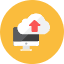 Upload Cloud Computer Icon from Kameleon Colors - Free Set