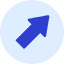 Arrow blue Icon from Kameleon Duo Set