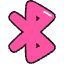 Bluetooth Icon from Stickies Colors - Free Set