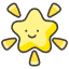 Glowing Star Element from Kawaii Emoji Set