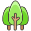 Evergreen Tree Emoji from Kawaii Emoji Set