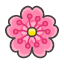 Cherry Blossom Emoji from Kawaii Emoji Set