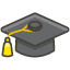 Graduation Cap Element from Kawaii Emoji Set