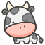 Cow Emoji from Kawaii Emoji Set