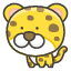 Leopard Element from Kawaii Emoji Set