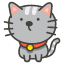 Cat B Emoji from Kawaii Emoji Set